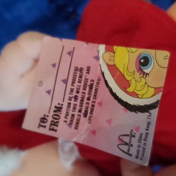 VTG NWT McDonald’s Miss Piggy Baby Christmas 1987 10" Plush Stuffed Animal - Picture 6 of 11